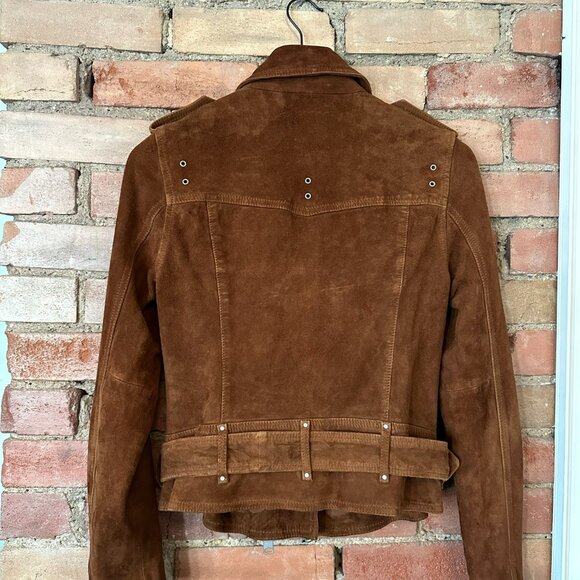 AllSaints Plait Western Biker Jacket — UK 10 / US 6 / EU 38 - Picture 3 of 5